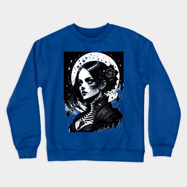 Zombie Girl Crewneck Sweatshirt by Absinthe Society 